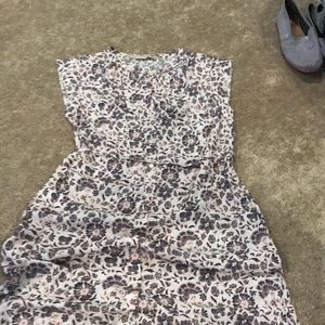 Pink with flowers loft dress